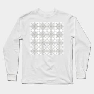 Ice grey blue celebration abstract geometrical watercolor modern minimalist pattern Long Sleeve T-Shirt